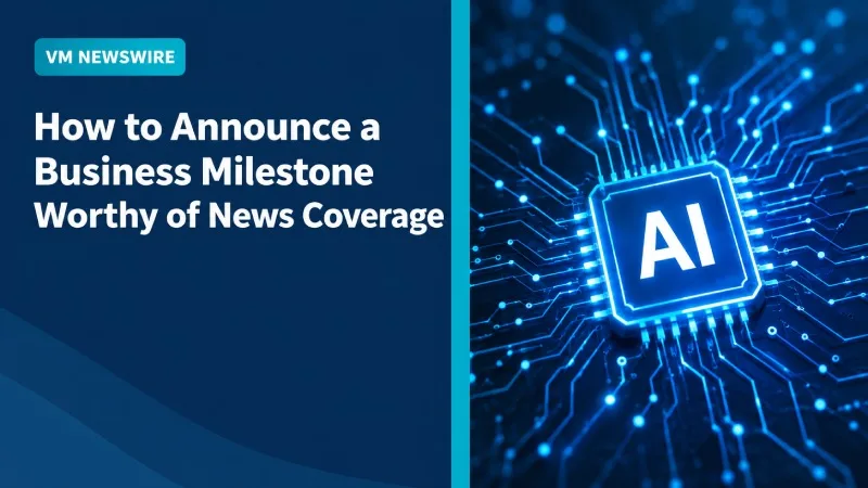How to Announce a Business Milestone Worthy of News Coverage