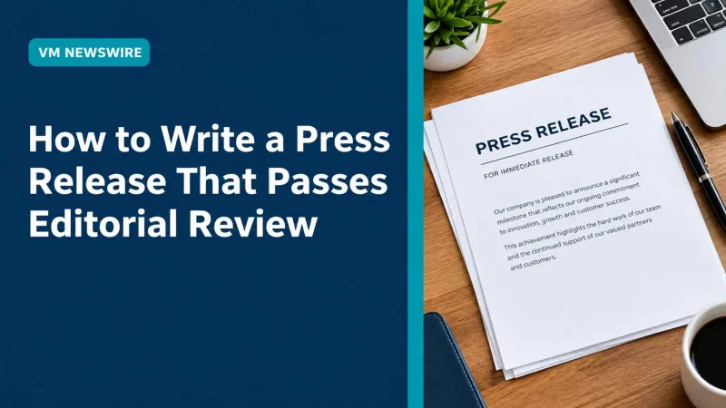 How to Write a Press Release That Passes Editorial Review